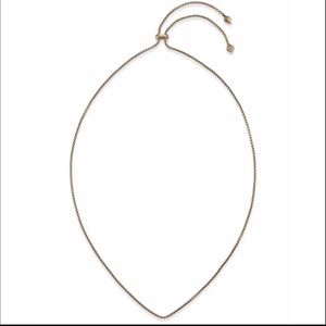 Kendra Scott thick chain adjustable necklace in vintage gold